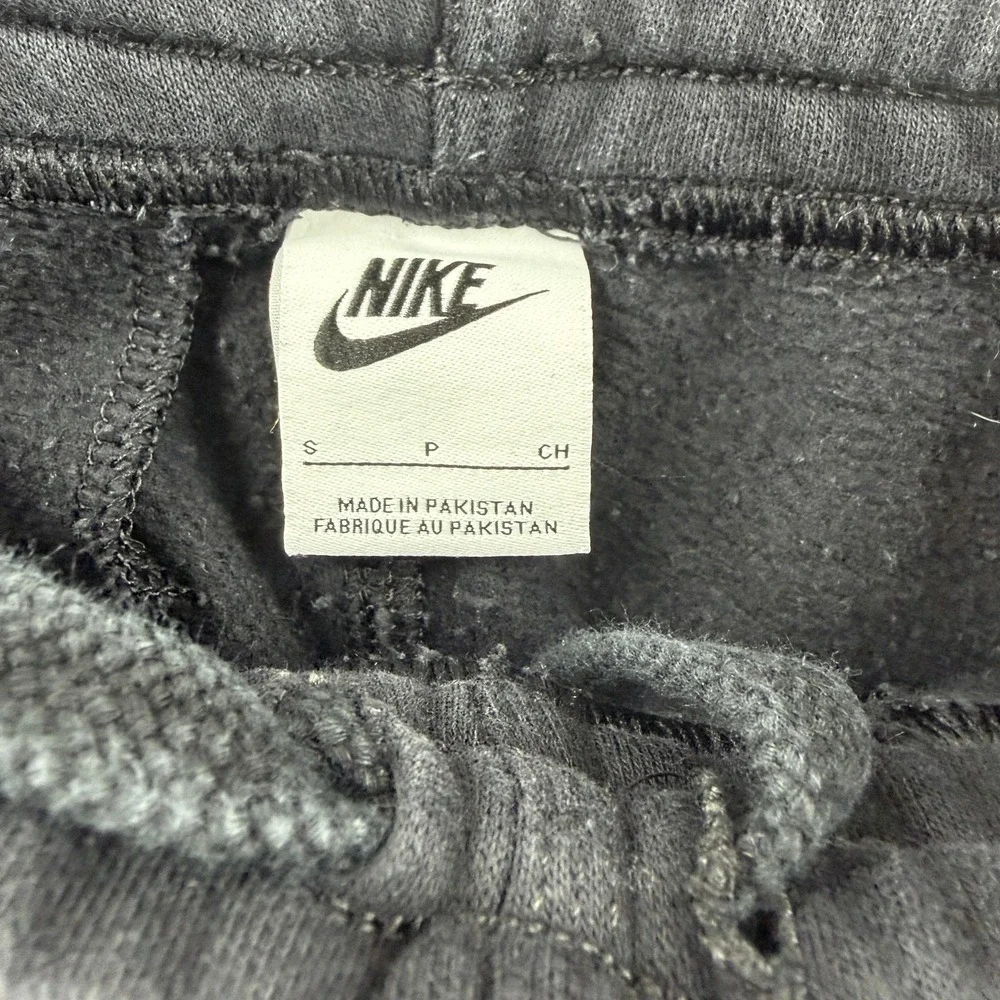 Nike Sweatpants Mens Small‎ Black Fleece Jogger Pants Elastic Waist 716830-010